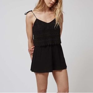 NWT! Topshop Crocheted Romper